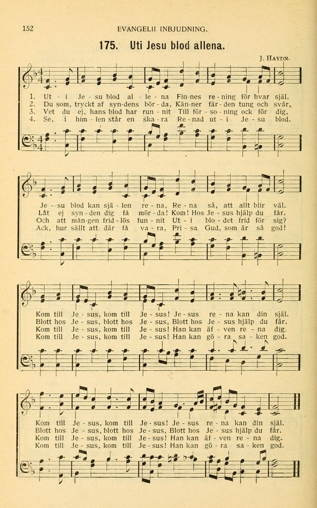 Nya Psalmisten: sånger för allmän och enskild uppbyggelse page 152