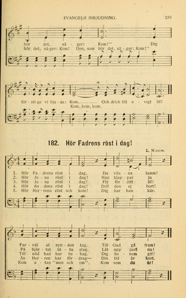Nya Psalmisten: sånger för allmän och enskild uppbyggelse page 159