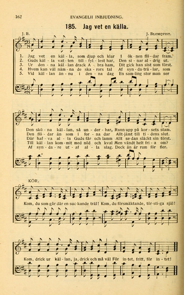 Nya Psalmisten: sånger för allmän och enskild uppbyggelse page 162