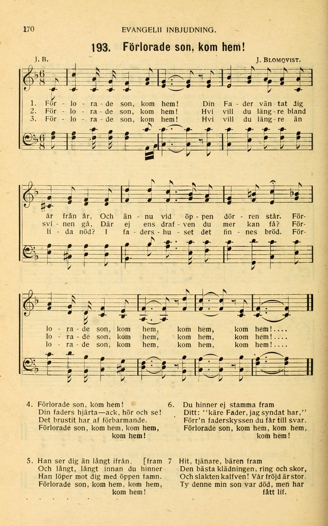 Nya Psalmisten: sånger för allmän och enskild uppbyggelse page 170