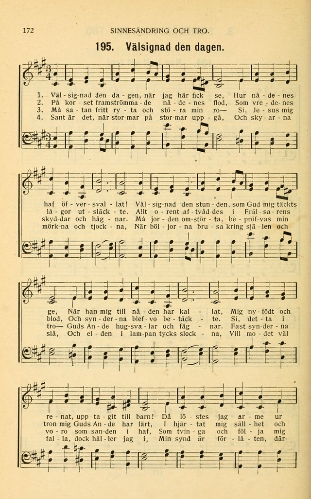 Nya Psalmisten: sånger för allmän och enskild uppbyggelse page 172