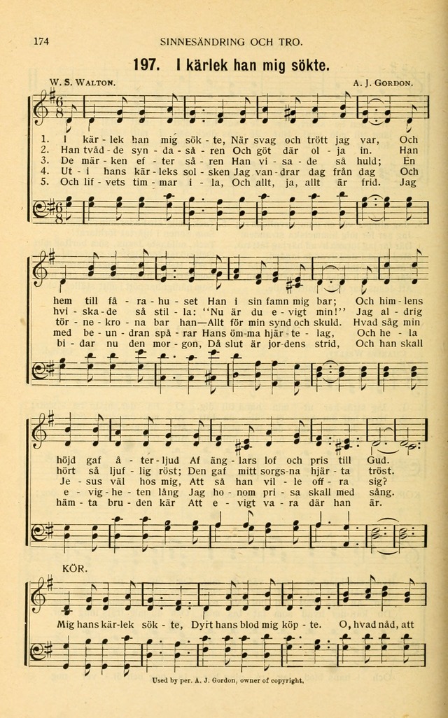 Nya Psalmisten: sånger för allmän och enskild uppbyggelse page 174