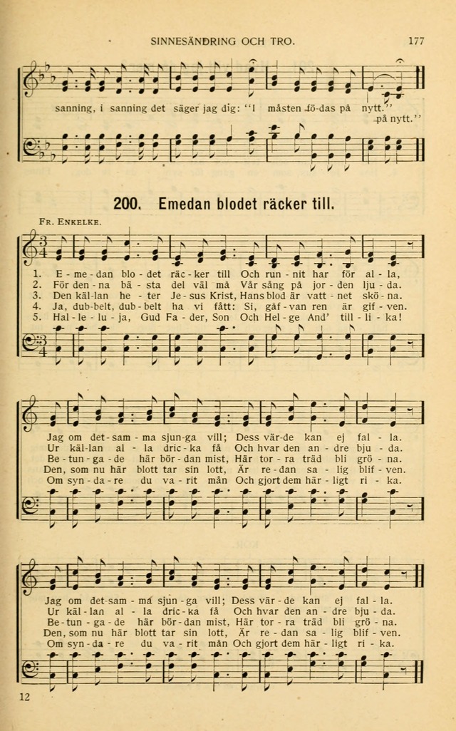 Nya Psalmisten: sånger för allmän och enskild uppbyggelse page 177
