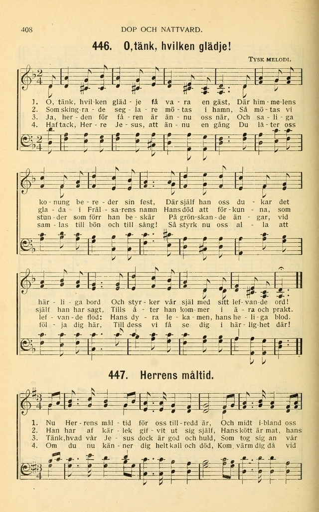 Nya Psalmisten: sånger för allmän och enskild uppbyggelse page 408