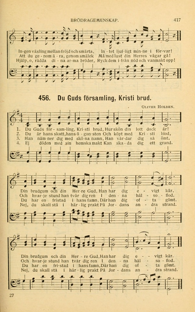 Nya Psalmisten: sånger för allmän och enskild uppbyggelse page 417
