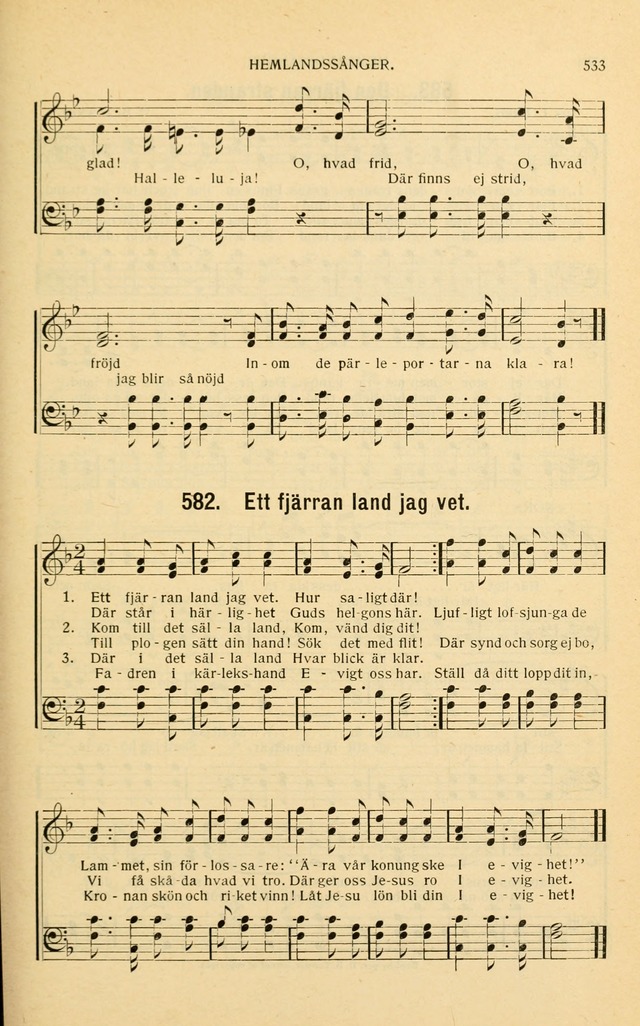 Nya Psalmisten: sånger för allmän och enskild uppbyggelse page 533