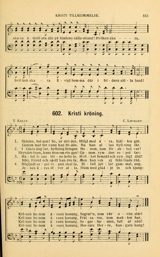 Nya Psalmisten: sånger för allmän och enskild uppbyggelse page 553