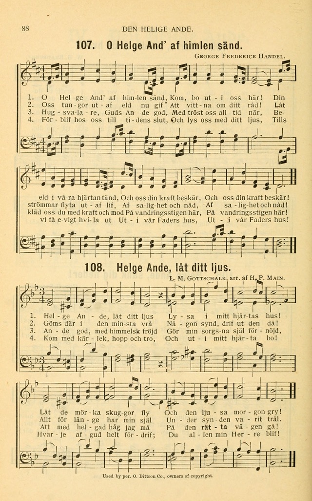 Nya Psalmisten: sånger för allmän och enskild uppbyggelse page 88