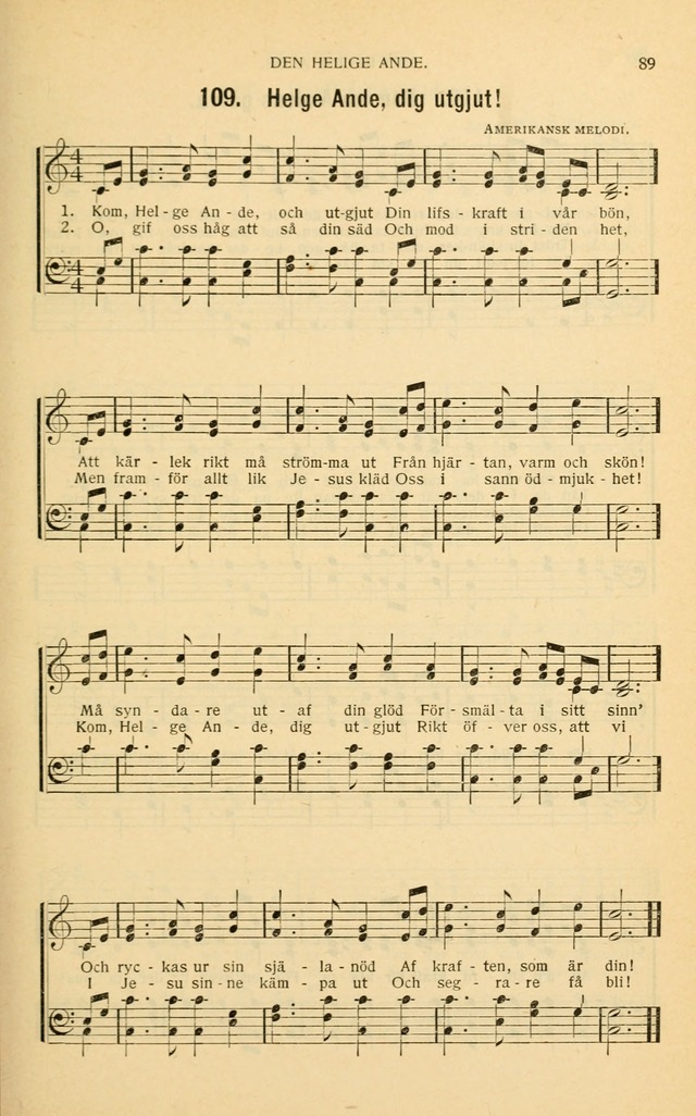 Nya Psalmisten: sånger för allmän och enskild uppbyggelse page 89