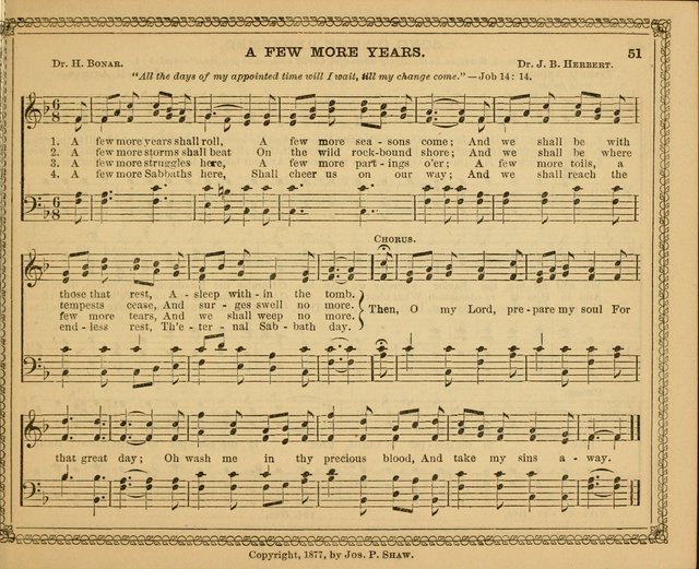 New pearls of song : a choice collection for Sabbath schools and the home circle page 51