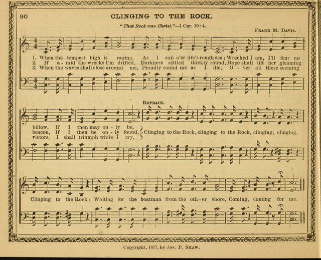New pearls of song : a choice collection for Sabbath schools and the home circle page 90