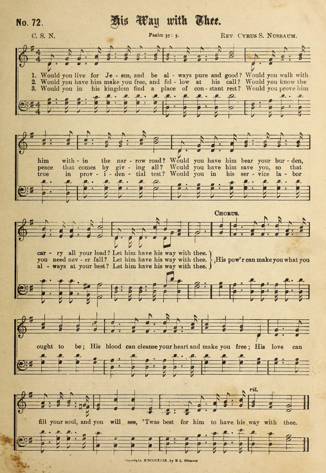 New Songs of the Gospel No. 2: for use in religious meetings page 67
