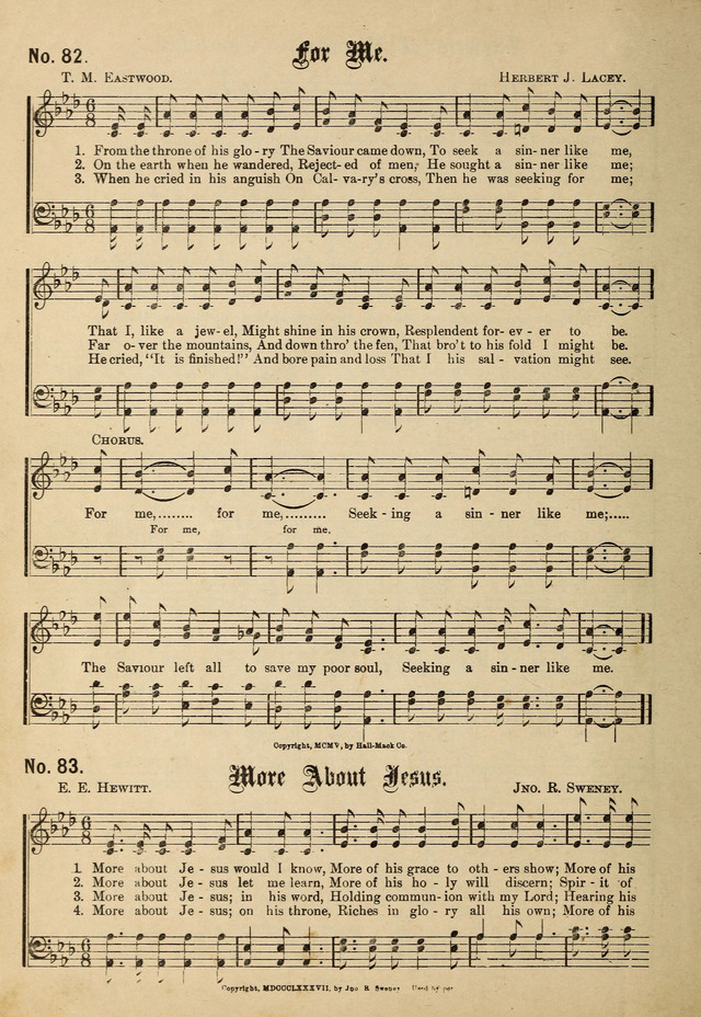 New Songs of the Gospel No. 2: for use in religious meetings page 74