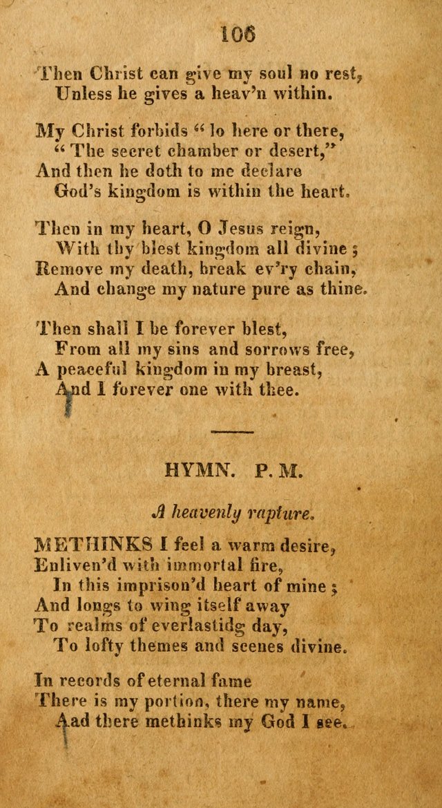 A New Selection of Hymns: collected from various authors page 104