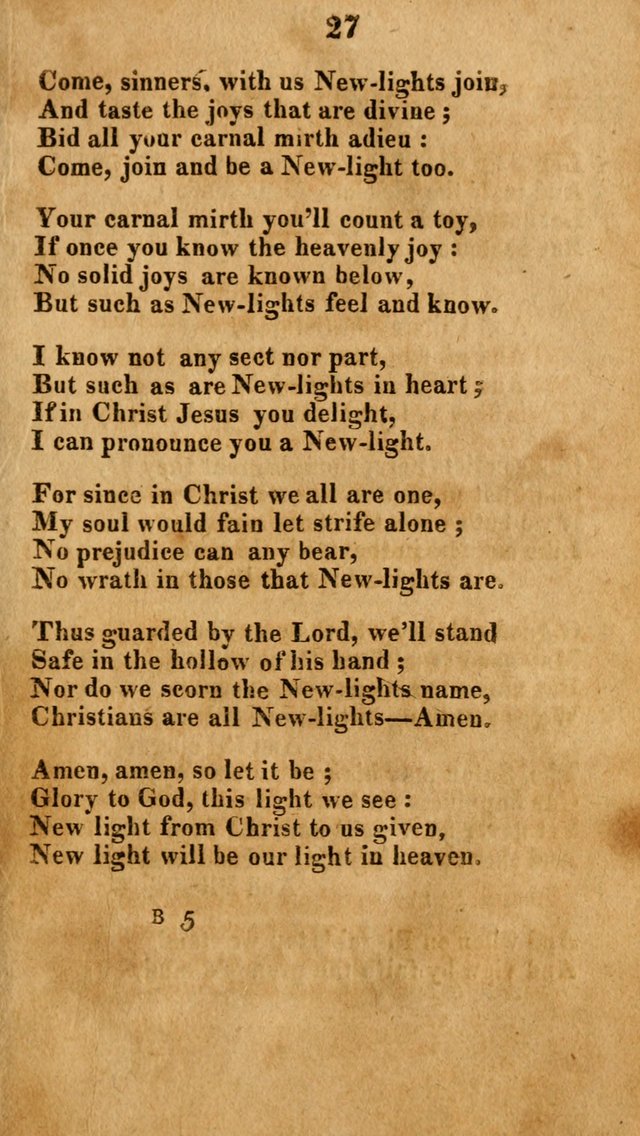 A New Selection of Hymns: collected from various authors page 27