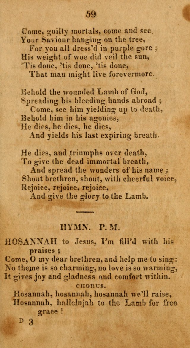 A New Selection of Hymns: collected from various authors page 59