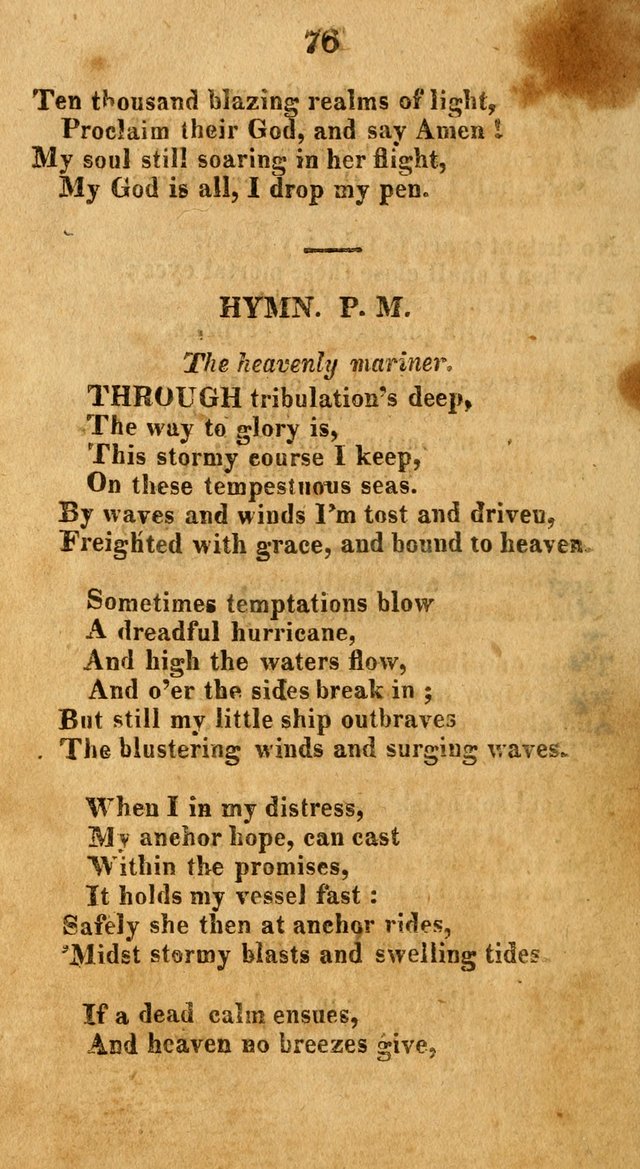 A New Selection of Hymns: collected from various authors page 76