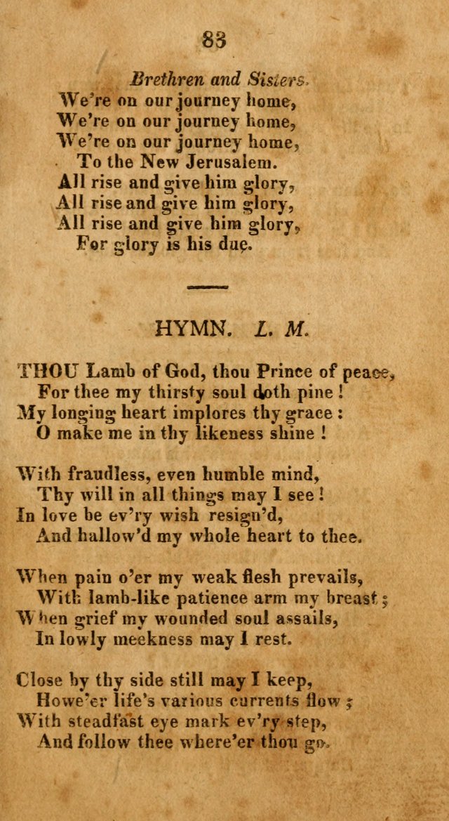 A New Selection of Hymns: collected from various authors page 83