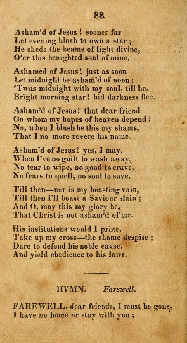 A New Selection of Hymns: collected from various authors page 88
