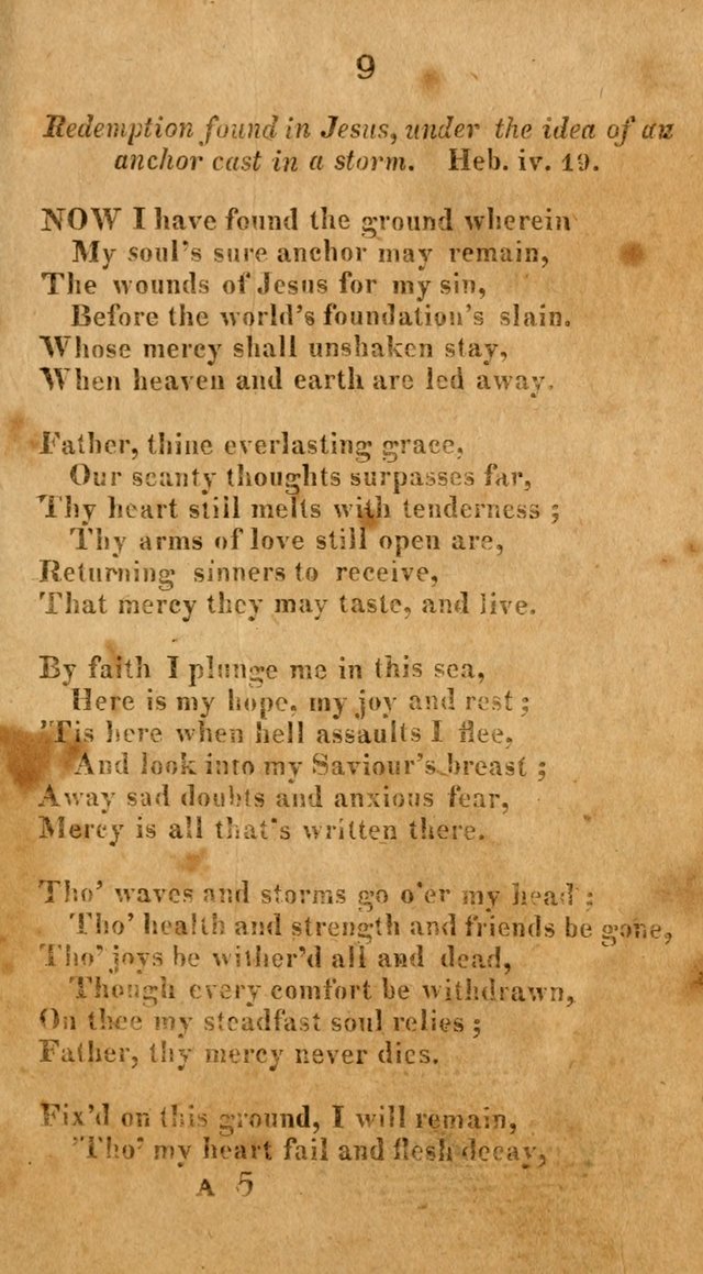 A New Selection of Hymns: collected from various authors page 9