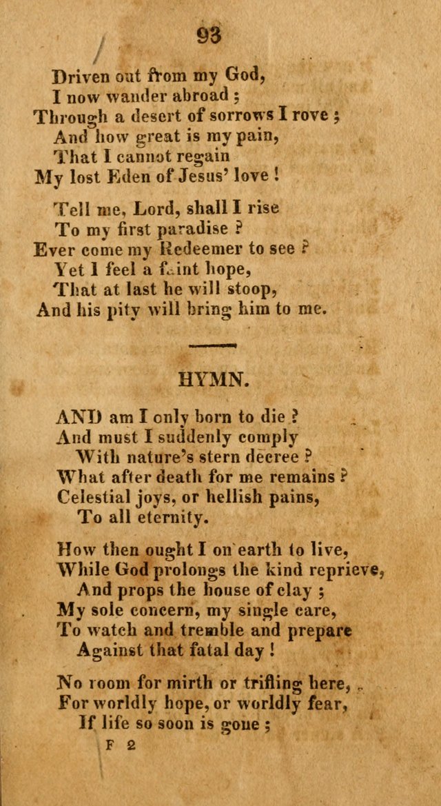 A New Selection of Hymns: collected from various authors page 93