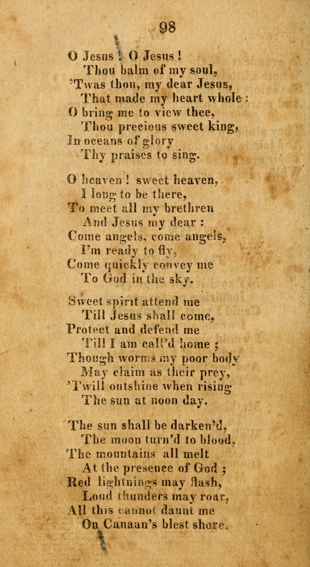 A New Selection of Hymns: collected from various authors page 98