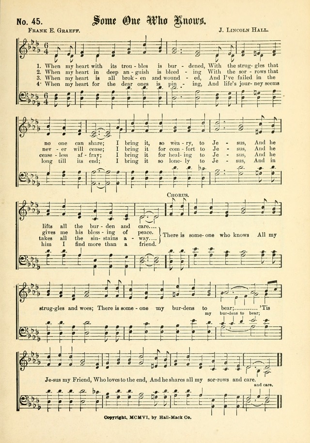 New Songs of the Gospel No. 3: for use in religious meetings page 41