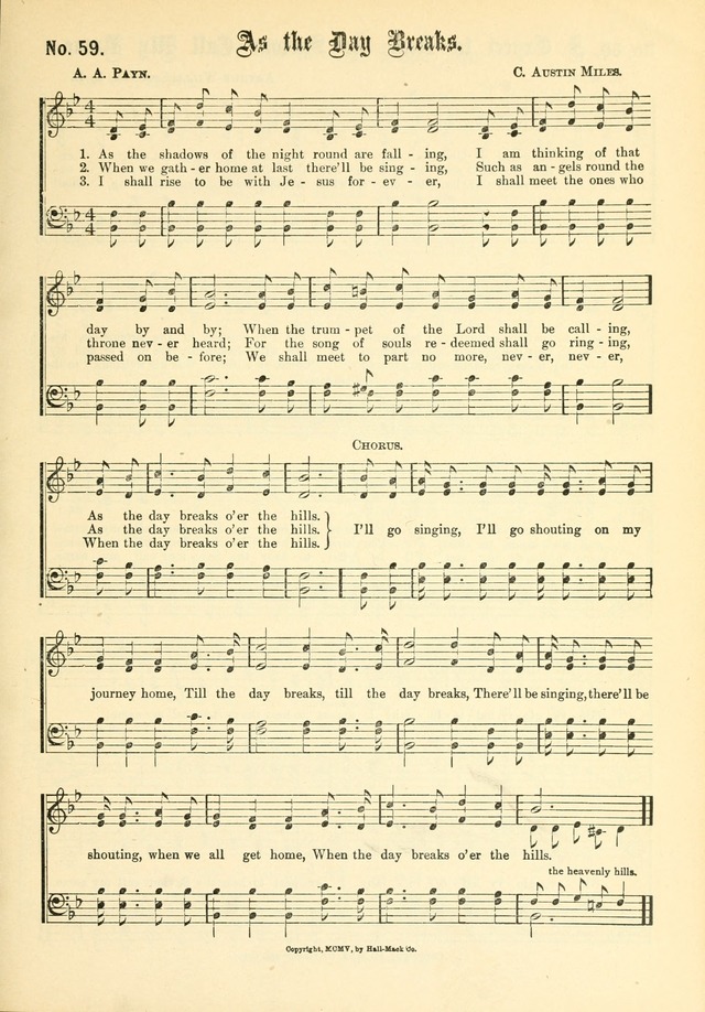 New Songs of the Gospel No. 3: for use in religious meetings page 55