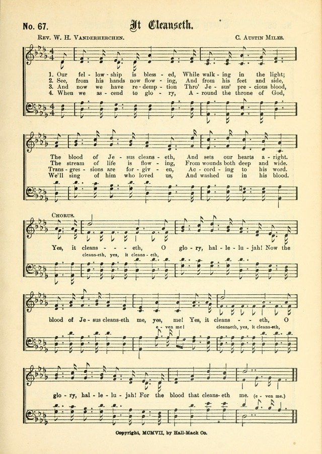 New Songs of the Gospel No. 3: for use in religious meetings page 63