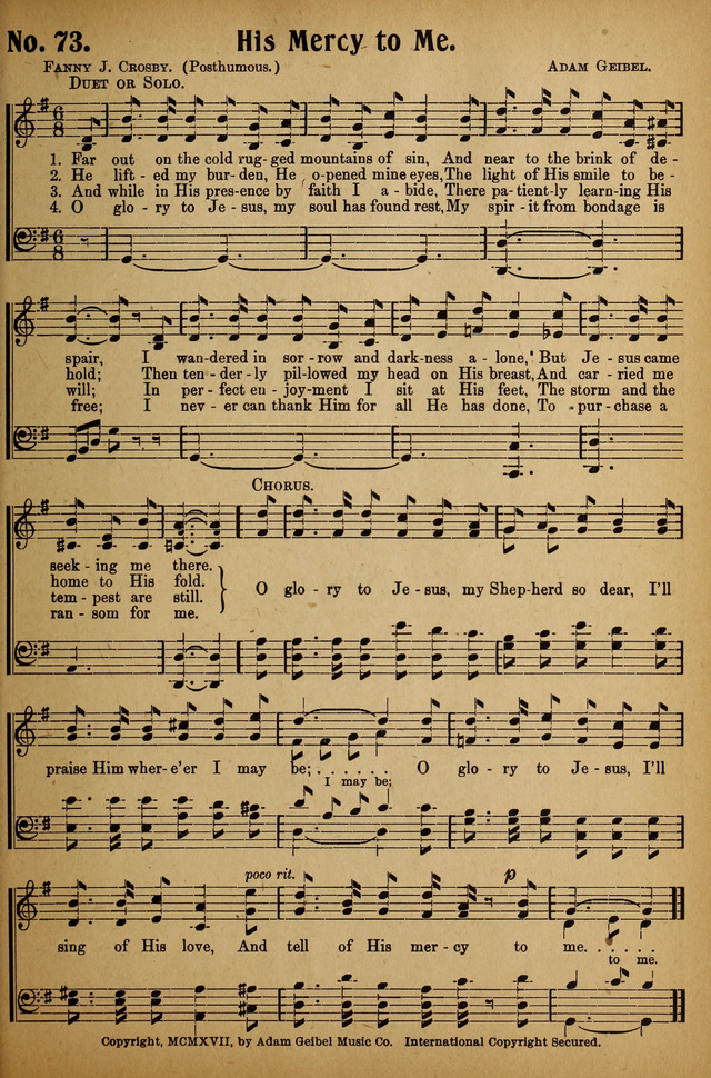New Songs of Pentecost No. 2 page 73