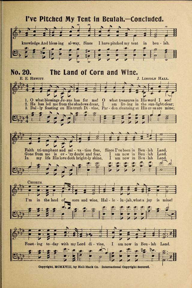 New Songs of Pentecost No. 3 page 20