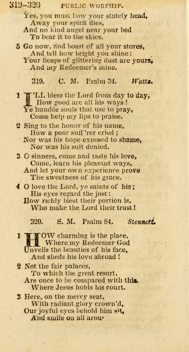 A New Selection of Psalms, Hymns and Spiritual Songs: from the best authors; designed for the use of conference meetings, private circles, and congregations (21st ed. with an appendix) page 172