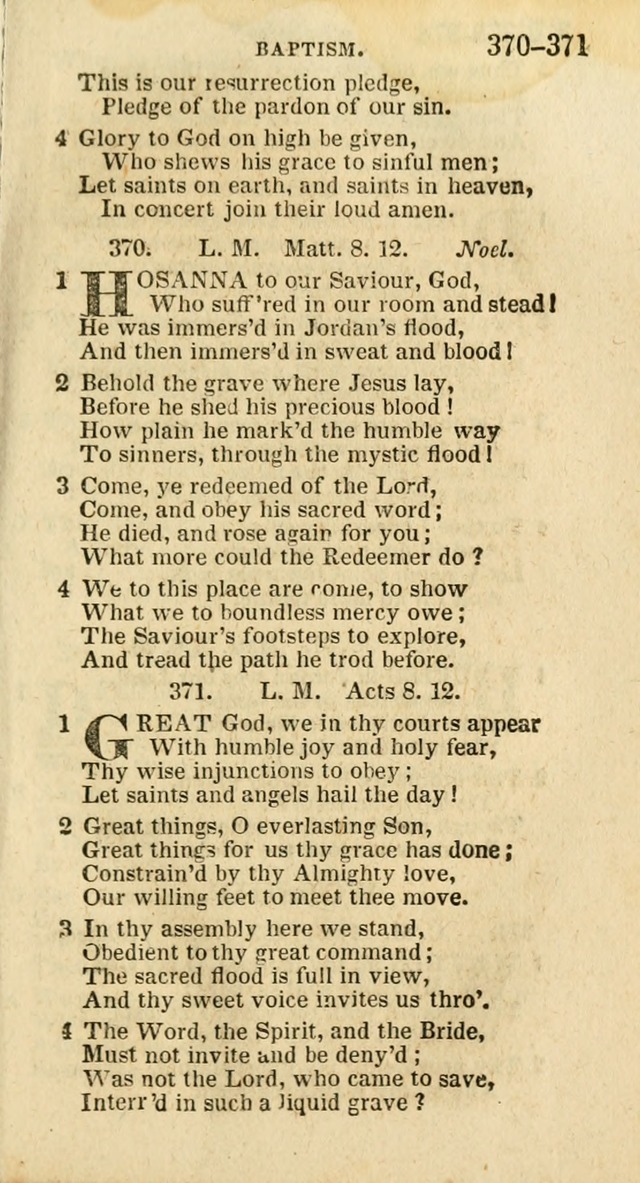 A New Selection of Psalms, Hymns and Spiritual Songs: from the best authors; designed for the use of conference meetings, private circles, and congregations (21st ed. with an appendix) page 197