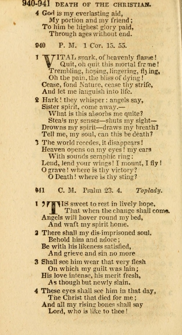 A New Selection of Psalms, Hymns and Spiritual Songs: from the best authors; designed for the use of conference meetings, private circles, and congregations (21st ed. with an appendix) page 516