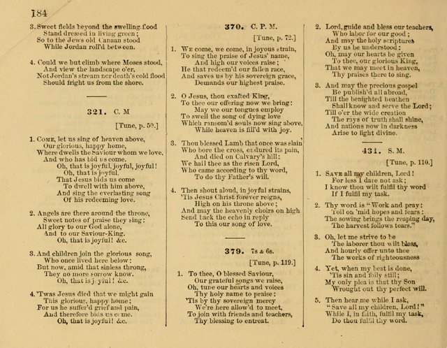 The New Sabbath School Hosanna: enlarged and improved: a choice collection of popular hymns and tunes, original and selected: for the Sunday school and the family circle... page 184
