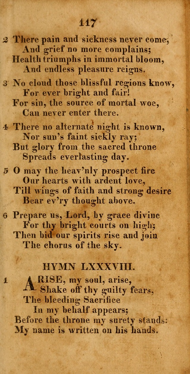 A New Selection of Hymns: compiled from various authors: with a number of original hymns that have never before appeared in print page 117