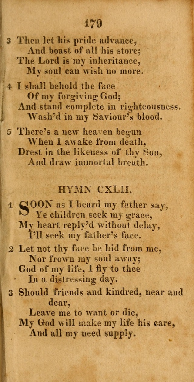 A New Selection of Hymns: compiled from various authors: with a number of original hymns that have never before appeared in print page 179