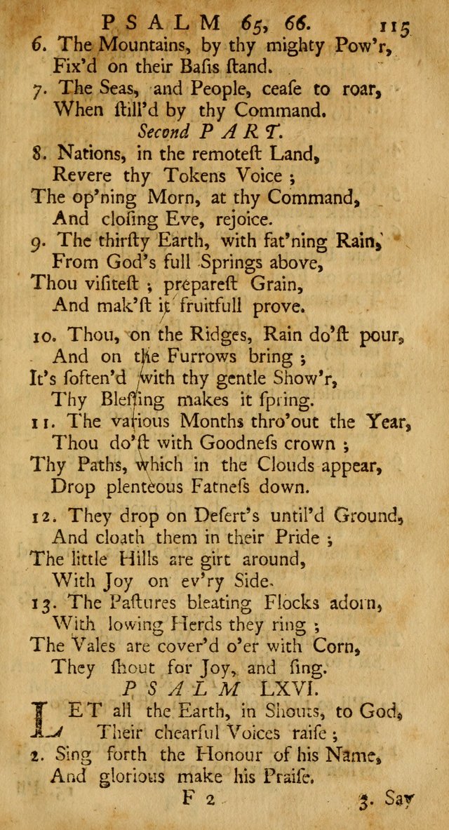 A New Version of the Psalms of David: Fitted to the Tunes Used in the Churches, With Several Hymns Out of the Old, and New, Testament page 124