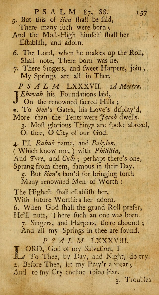 A New Version of the Psalms of David: Fitted to the Tunes Used in the Churches, With Several Hymns Out of the Old, and New, Testament page 166