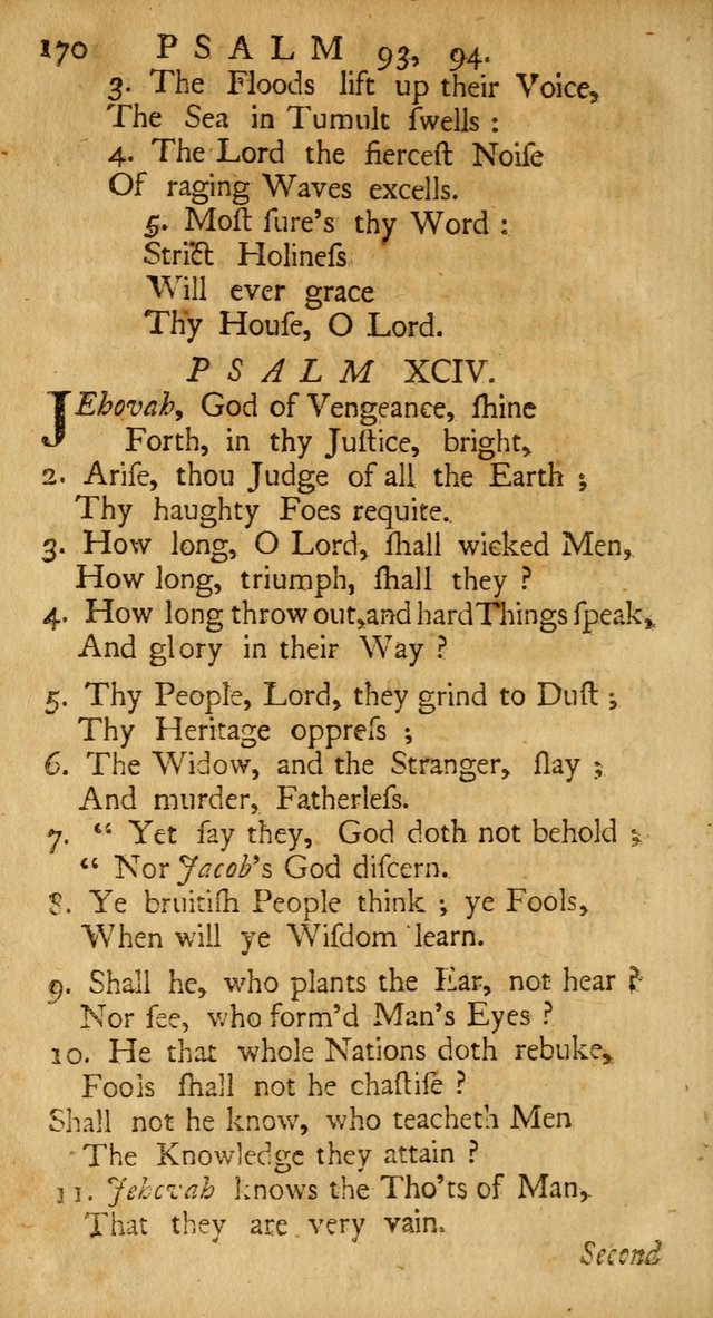 A New Version of the Psalms of David: Fitted to the Tunes Used in the Churches, With Several Hymns Out of the Old, and New, Testament page 179