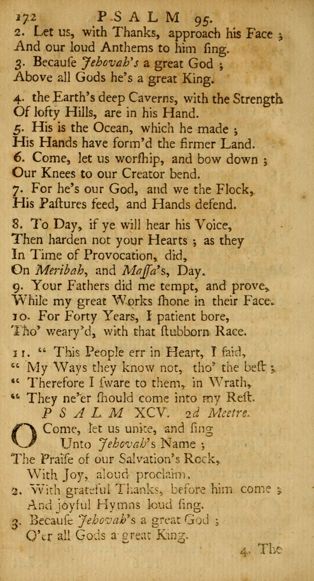 A New Version of the Psalms of David: Fitted to the Tunes Used in the Churches, With Several Hymns Out of the Old, and New, Testament page 181