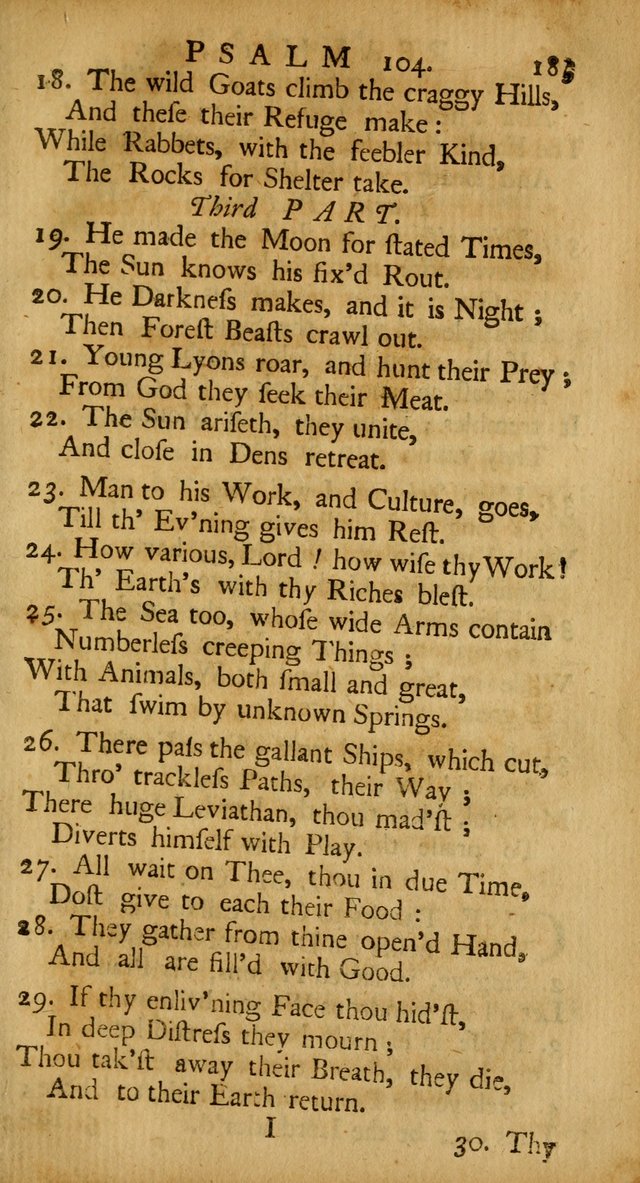 A New Version of the Psalms of David: Fitted to the Tunes Used in the Churches, With Several Hymns Out of the Old, and New, Testament page 194