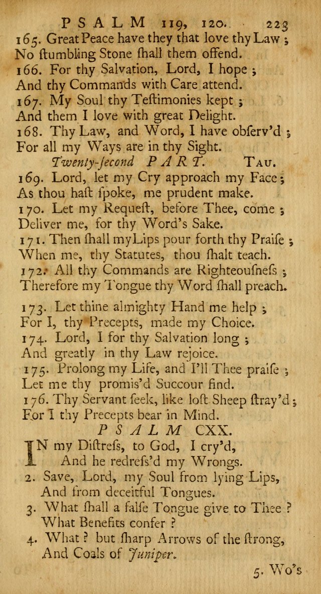 A New Version of the Psalms of David: Fitted to the Tunes Used in the Churches, With Several Hymns Out of the Old, and New, Testament page 234
