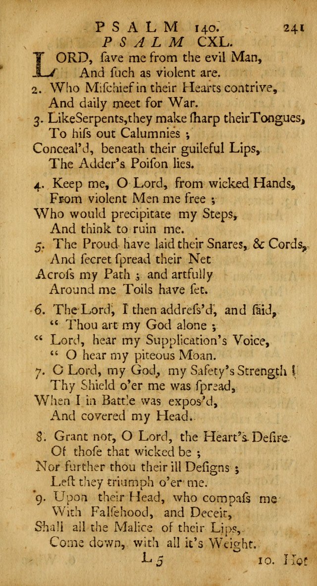 A New Version of the Psalms of David: Fitted to the Tunes Used in the Churches, With Several Hymns Out of the Old, and New, Testament page 252