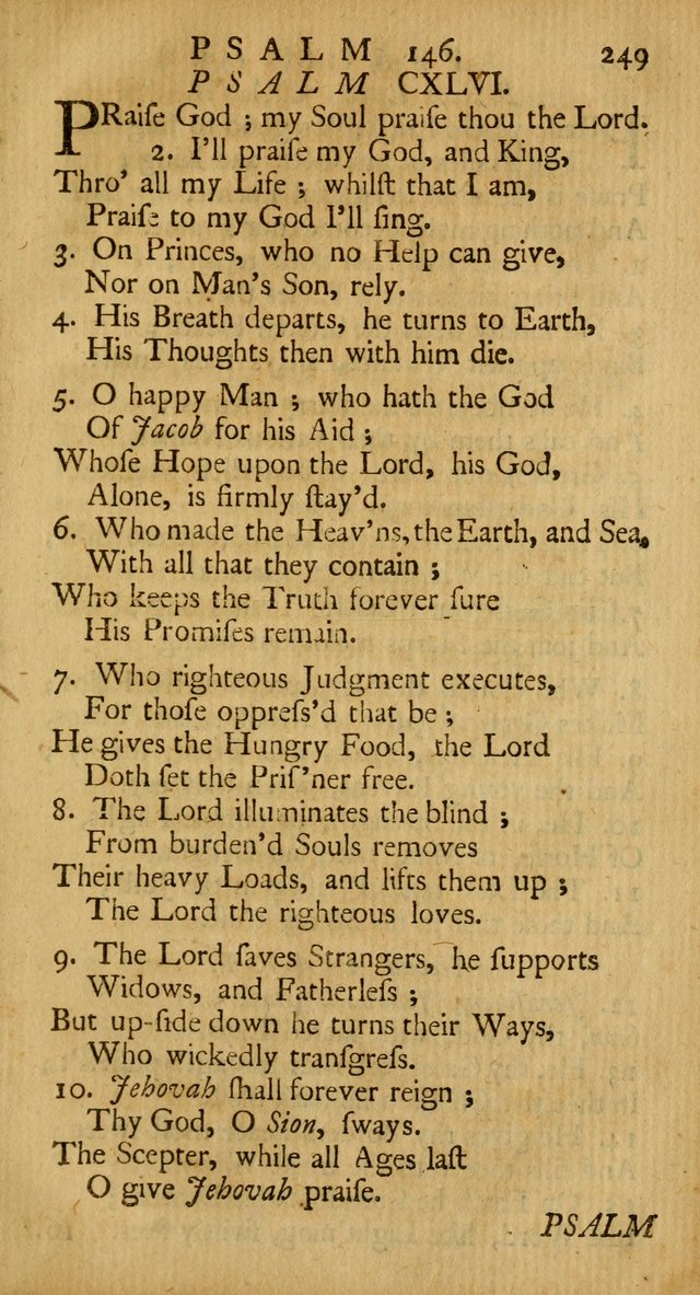 A New Version of the Psalms of David: Fitted to the Tunes Used in the Churches, With Several Hymns Out of the Old, and New, Testament page 260