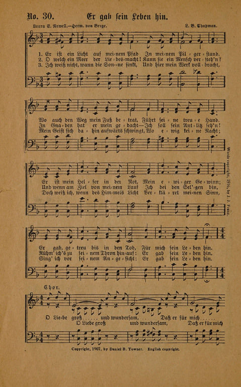 Neue Zions-Lieder page 30