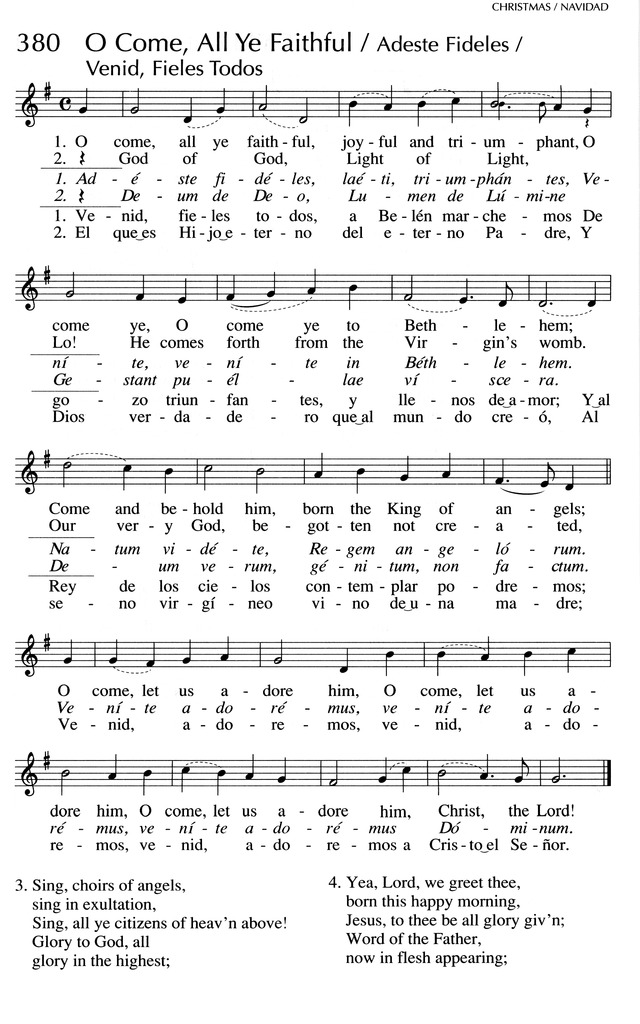 Oramos Cantando = We Pray In Song page 330