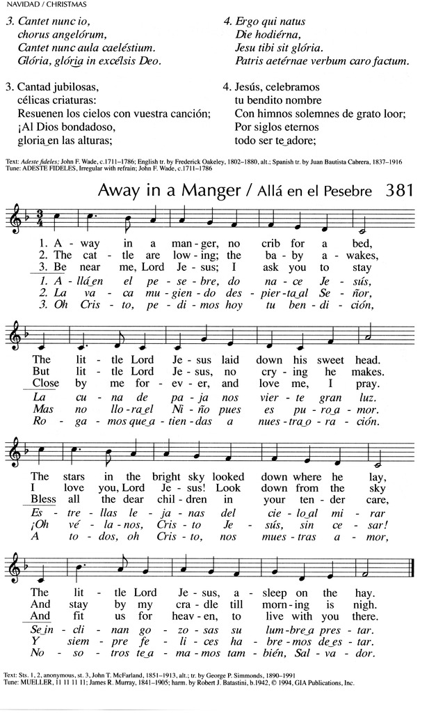Oramos Cantando = We Pray In Song page 331