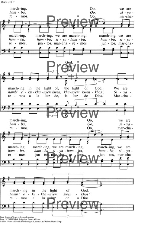 Oramos Cantando = We Pray In Song page 490