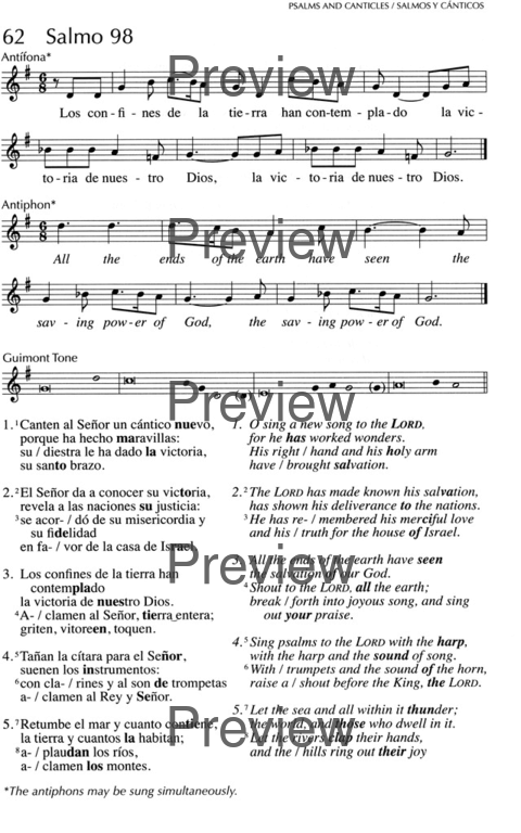 Oramos Cantando = We Pray In Song page 78